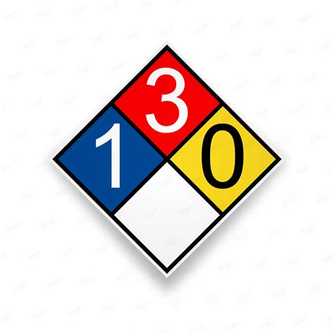 Rombo NFPA - Etanol (Alcohol Etílico) | 1 - 3 - 0