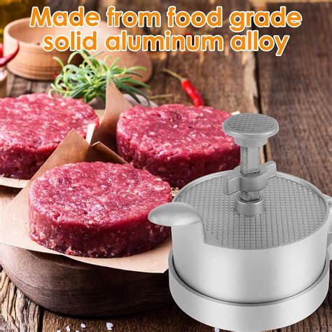 ZJMCAJY Burger Press, Adjustable Hamburger Press Patty India | Ubuy