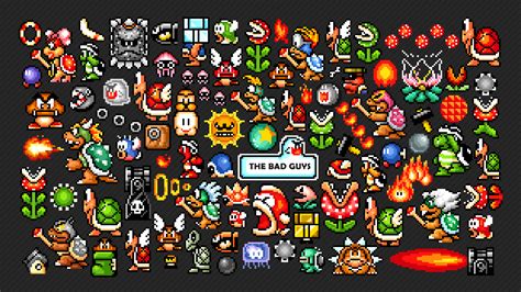 Every Enemy In Super Mario Bros 3 Wallpaper by Drums107 on DeviantArt