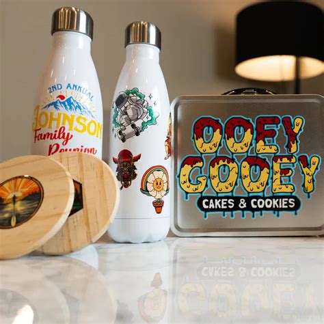 UV DTF Ink Transfer Stickers | Custom Waterproof | Nivaraprint