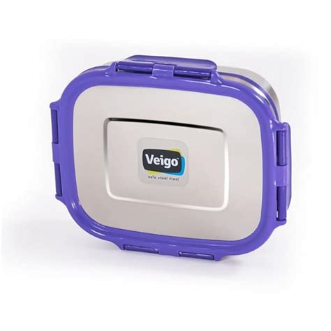 Veigo Original Stainless Steel Large Lunch Box(630 ml)| Airtight ...
