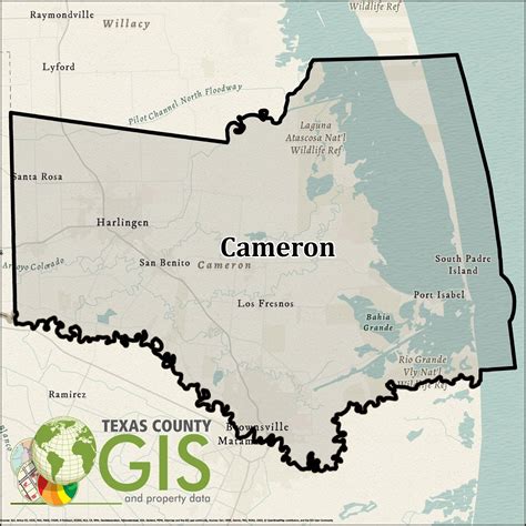 Cameron County, TX | GIS Shapefile & Property Data