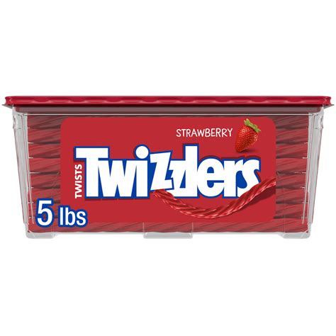 Snapklik.com : TWIZZLERS Twists Strawberry Flavored Licorice Style