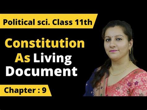 Indian Constitution at Work: Constitution as a living document Video ...