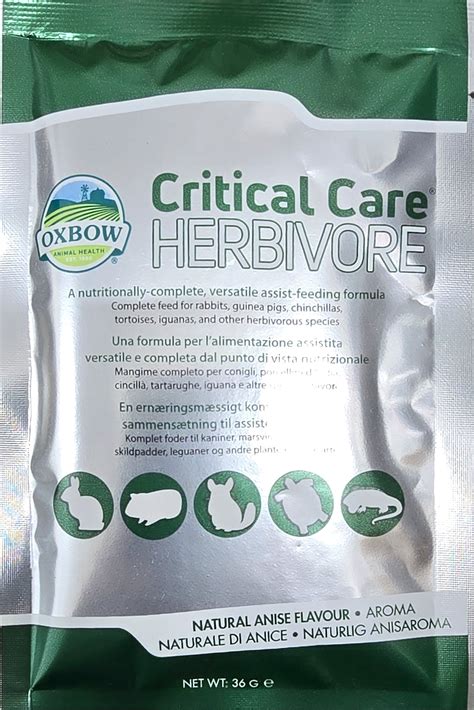 Oxbow Critical Care Herbivore Aniseed – Wild About Bunnies