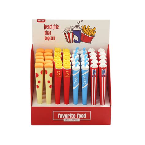 Buy Cute Fast Food Silicone Gel Pen | Online from Tinyminymo