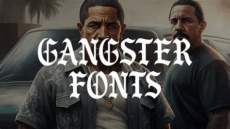 30+ Badass Gangster Fonts That Will Give You Major Street Cred | HipFonts