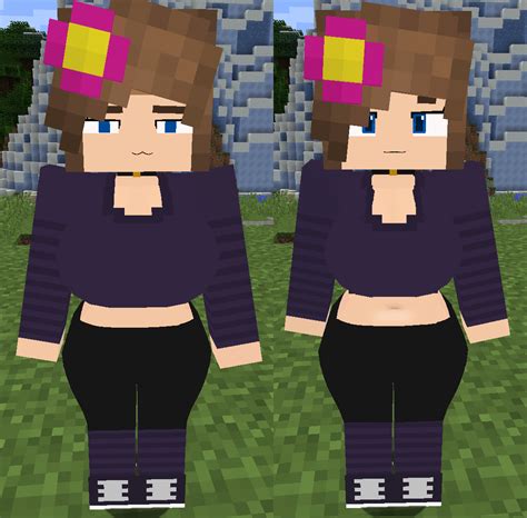 Скачать Minecraft "Рескины девушек из Jenny Mod" - Модели