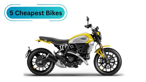 Top 5 Cheapest Bikes in India in 2025
