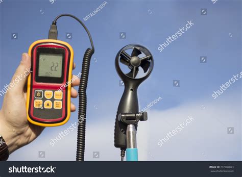 Measuring Wind Speed Instrument Anemometer Stock Photo 737787823 | Shutterstock