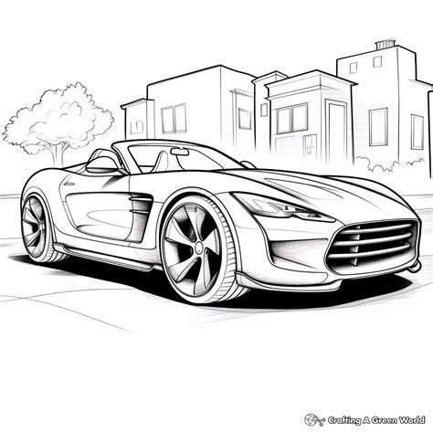 Car For Adults Coloring Pages - Free & Printable!