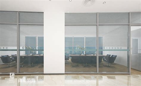 500平米金融公司办公室装修 | 联准国际金融-办公室装修-尚泰装饰设计