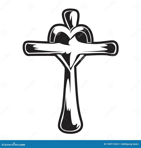 Christian Cross Clipart Black And White