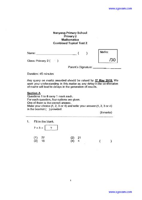 2023-P2-Maths-Combined Topical Test 2 - Nanyang - Studocu