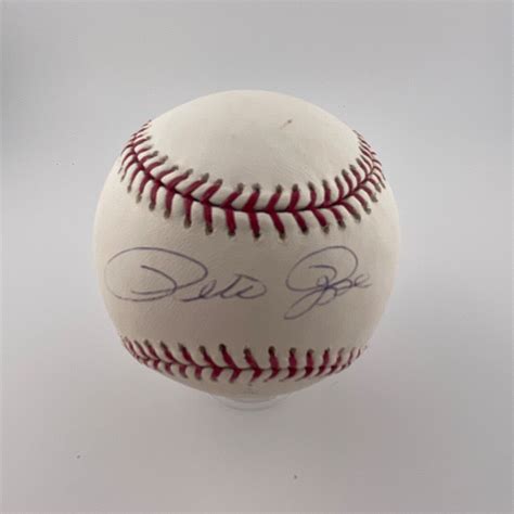 Pete Rose Signed Baseball. Cincinnati Reds. JSA – BC Vintage