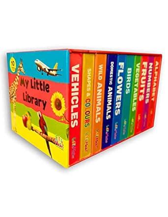 My Little Library: Boxset of 10 Board Books for Kids : Amazon.in: Books