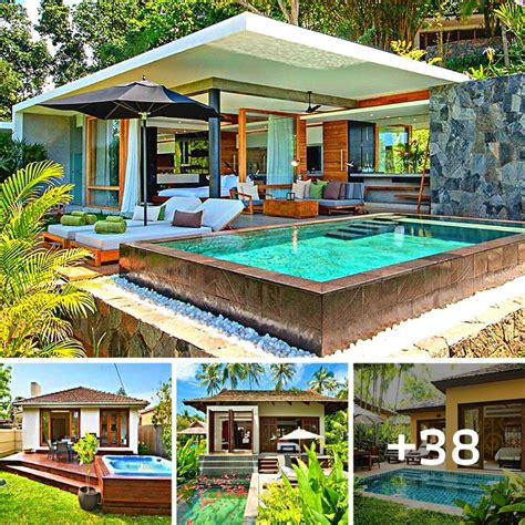 Image result for Small House Designs with Pool