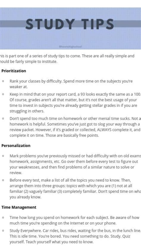 Study Guide Tips 的图像结果