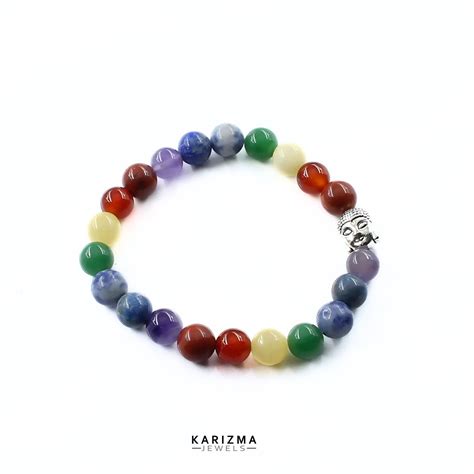Healing Crystals & 7 Chakra Beads Bracelets | Free Size for Men & Women ...