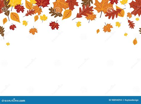 Fall Leaf Clip Art Border