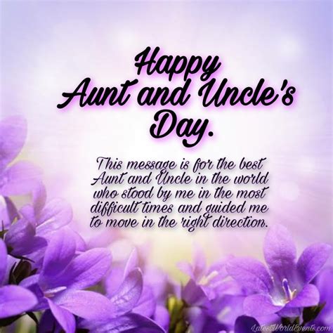 Happy Aunt and Uncle Day Quotes - Latest World Events