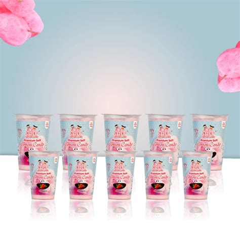 Premium Soft Strawberry Cotton Candy Pack of 10 – JST Snacks