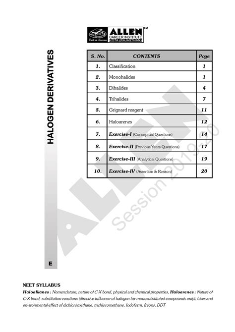 5 6262533329451484070 - Session 2019- ALLEN HAL OGEN D ERIV A TIVES E ...