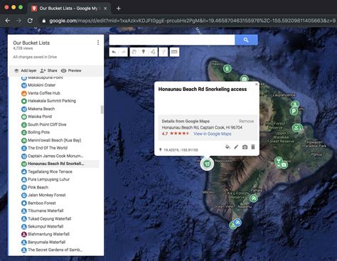 Using Google My Maps 的图像结果