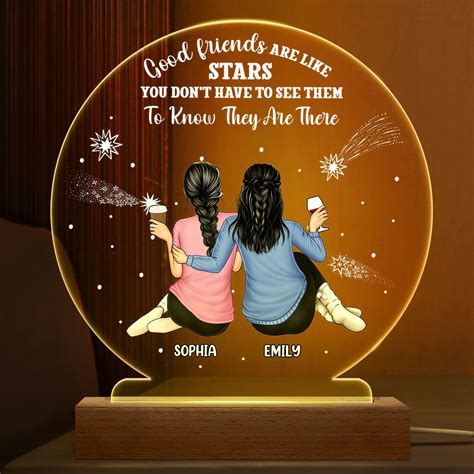 Good Friends Like Stars - Gift For Besties, BFF Best Friends, Sisters ...