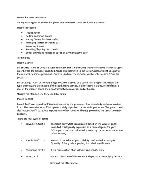 Import and Export Procedure 的图像结果