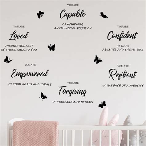 Zonon Inspirational Wall Decals with Positive Quotes - India | Ubuy
