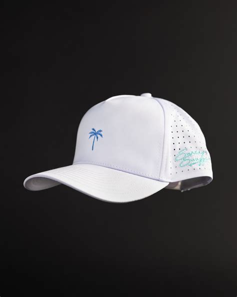 Palm White Golf Hat | Sunday Swagger