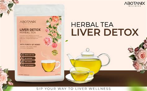 ABOTANIX LIVER DETOX Tea 75g ( 40 Cups ), Premium Tea with Dandelion ...