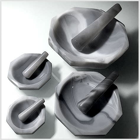 Chemical Laboratory Agate Grinding Mortar and Pestle - Alpha Nanotech Inc.