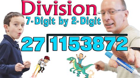 Dividing a 7-Digit Numbers by a 2-Digit Numbers | Long Division ️ - YouTube