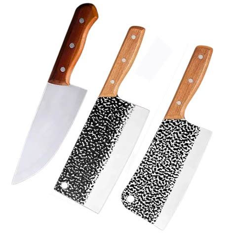 Buy Machado Set of 3 Chef's Butcher Cleaver German Made Siberian Hand ...