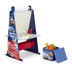 Delta Children's Products Disney Pixar Cars Easel-Desk with Ottoman Set ...