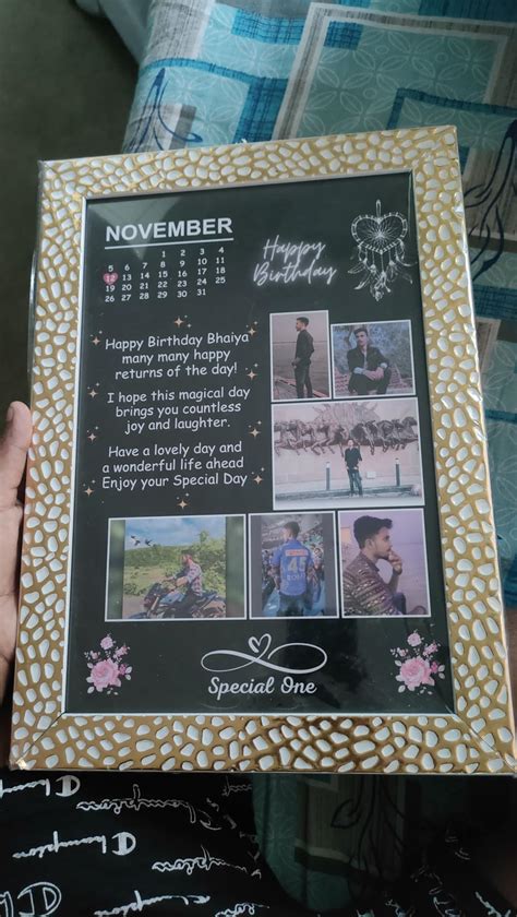 TradeForhome Happy Birthday Frame, photo frame, Customised Photo Frame ...