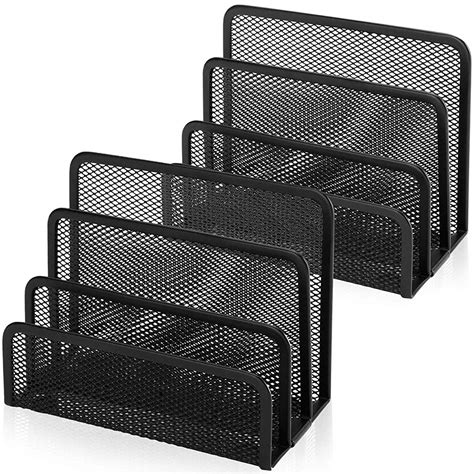 Desk Mail Organizer, Anumit Office Desk File Organizer Desktop Small ...