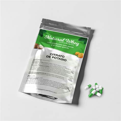CITRATO DE POTASIO X 60 CÁPSULAS – Natural Whey Suplementos
