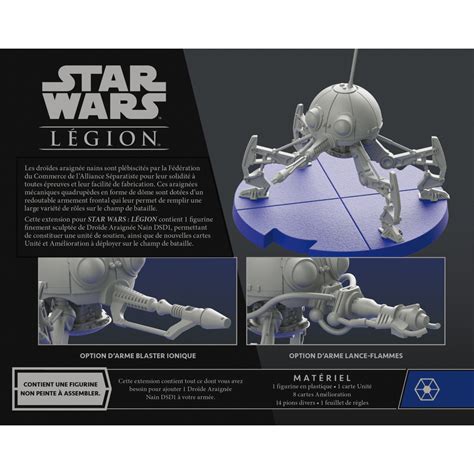 Buy Star Wars: Légion - Droïde Araignée Nain DSD1 - Fantasy Flight ...