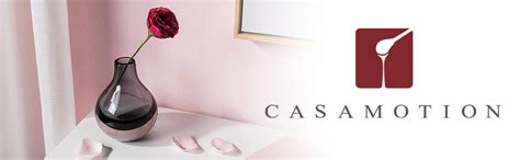 Buy Casamotion Home Decor Accent Vase Hand Blown Art Solid Color Glass ...