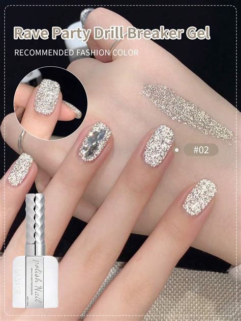 annies 16ml/1pc Sparkling Crushed Diamond Nail Polish Gel, 2025 New ...