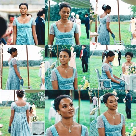 Kate Sharma wearing gorgeous blue and green dresses👗💚 : r/BridgertonNetflix