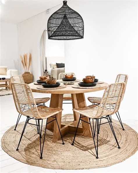 Modern Boho Dining Table And Chairs at Donald Vanderhoff blog