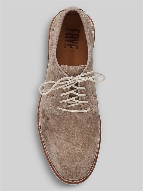 Frye Paul Lite Plain Toe Oxfords, Mushroom - Brown | Dress Shoes | Men ...