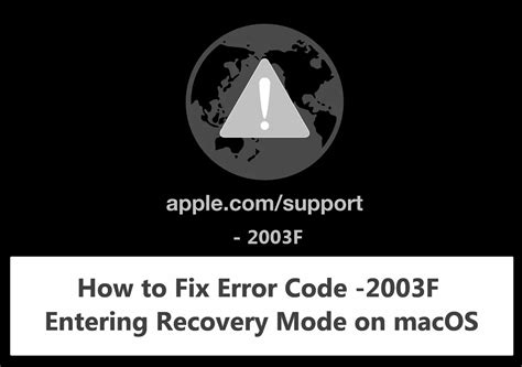 How to Fix MacBook Pro Error Code 300F 的图像结果