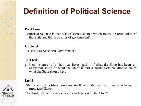 Unit i meaning and definition of political science ( with modern ...