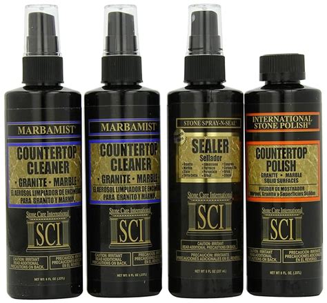 Stone Care International Countertop Care Kit , 8-Ounce Bottles : Amazon ...