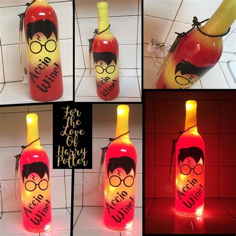 Accio Wine Spell From Harry Potter Wine Bottle | Wine bottle crafts ...